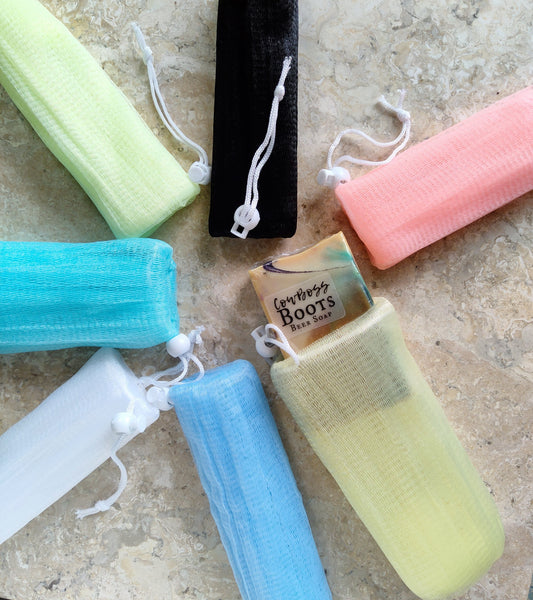 Exfoliating Mesh Soap Saver Bag