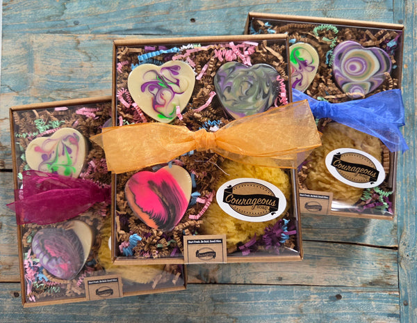 Aroma Art LOVE + Sea Sponge Gift Set
