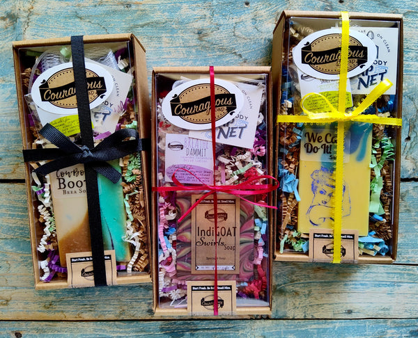 Aroma Art + Net Eco-Scrub Sets